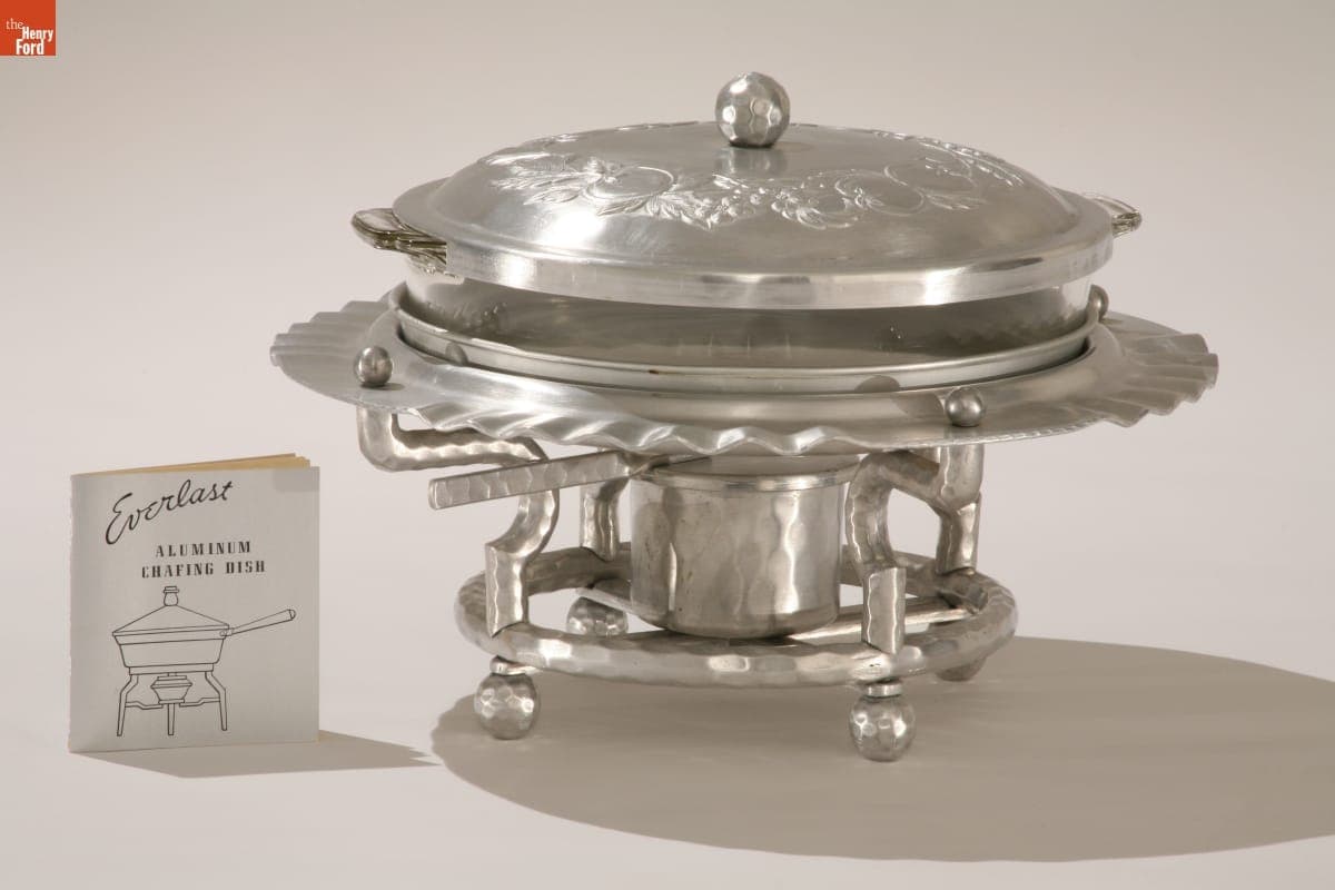 Everlast "Forged Apple" Chafing Dish, 1947-1960