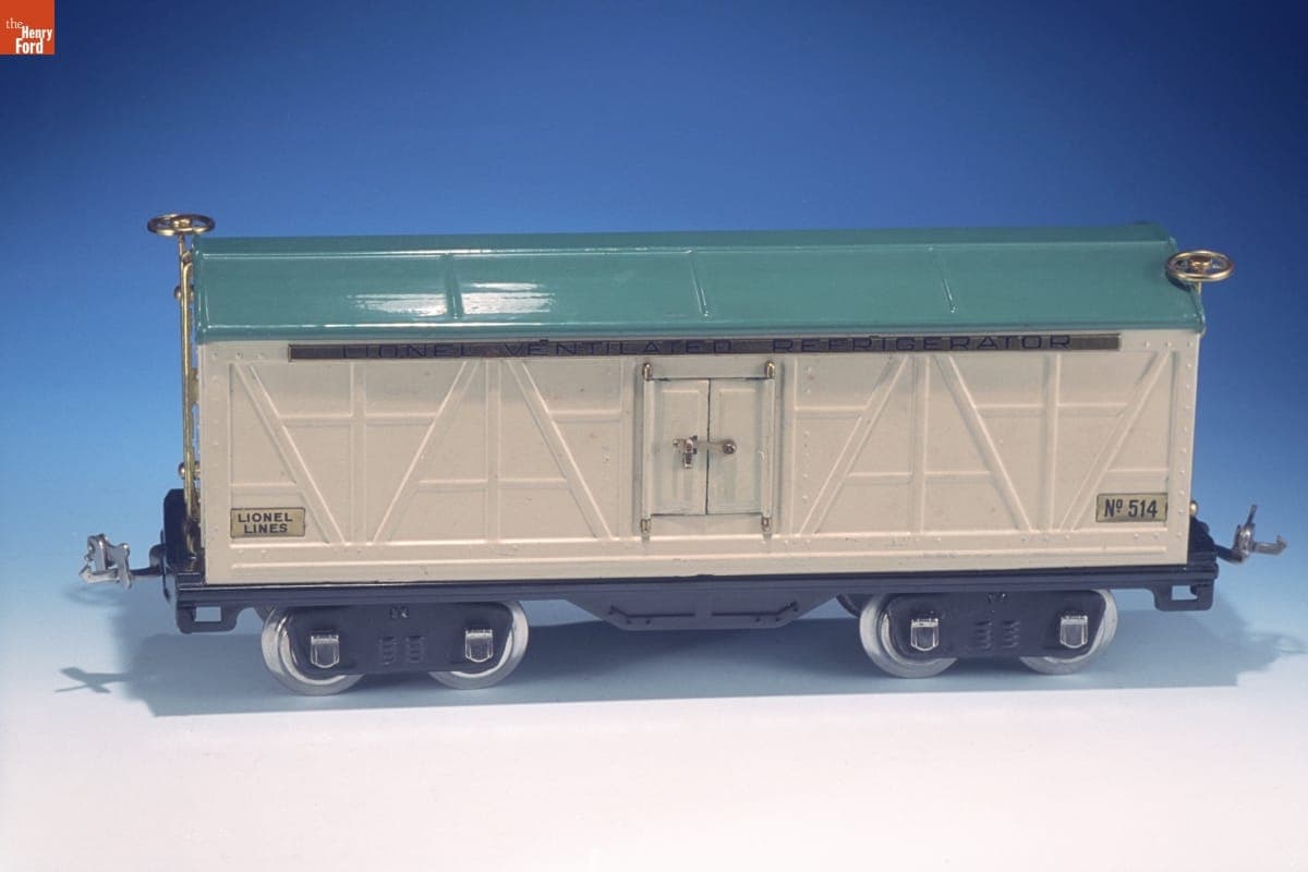 Toy Railroad Refrigerator Car, 1927