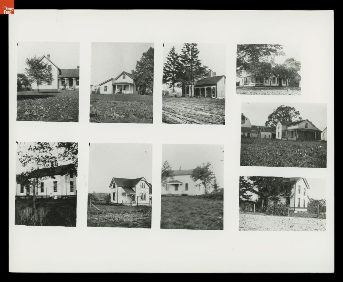 Farmhouses Near Dearborn, Michigan, circa 1925