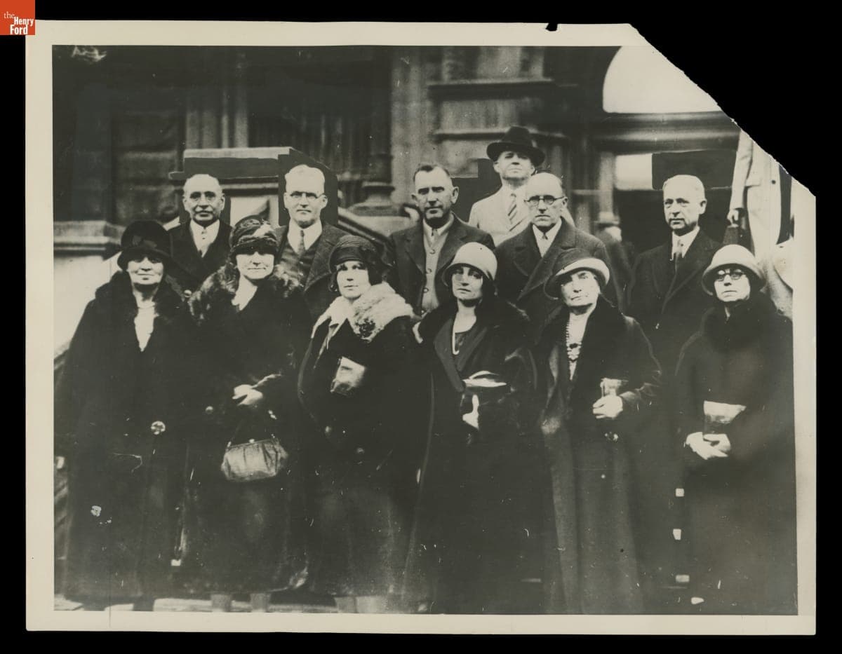 Jury for the Aaron Sapiro vs. Henry Ford Libel Suit, March 20, 1927