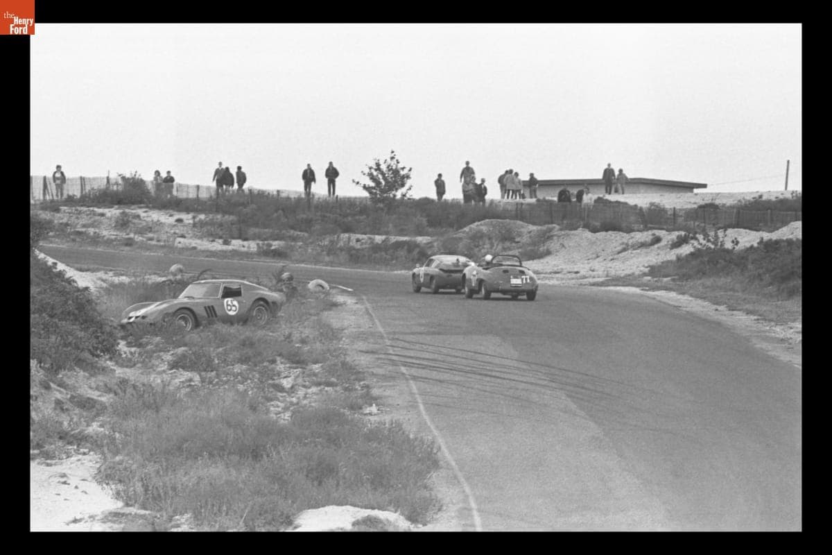 Ferrari 250 GTO Driven by Ed Cantrell and Charlie Kolb in the Bridgehampton 500 km GT Race, September 1963