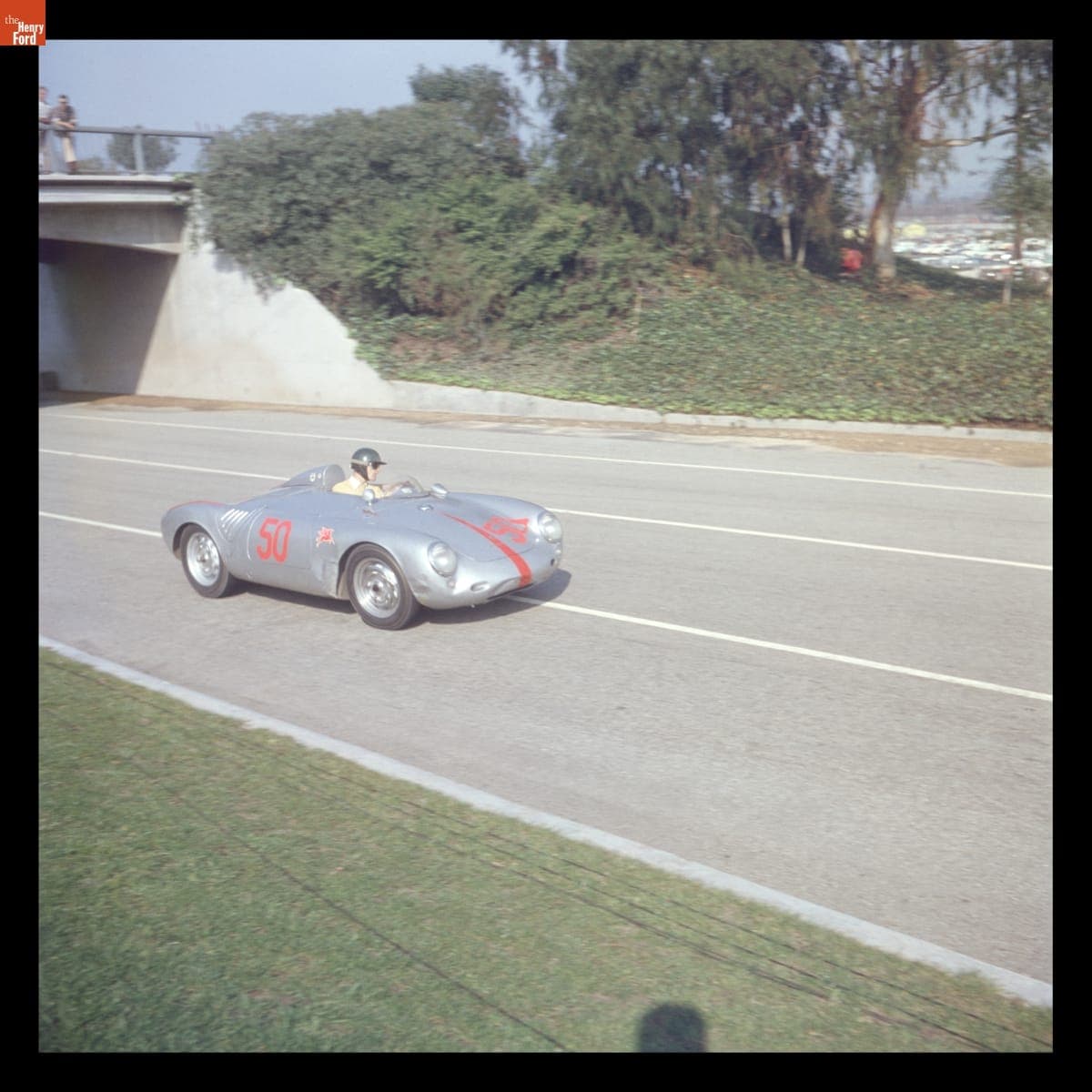 Porsche 550A Driven by Ken Miles in the Pomona Sports Car Races, February 1958