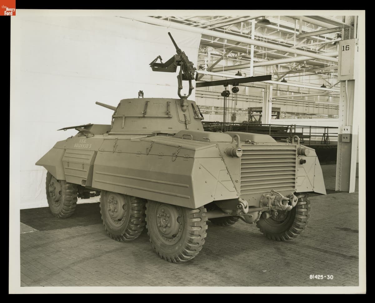M8 Armored Car Built at the Ford Motor Company Twin Cities Assembly Plant, March 1945