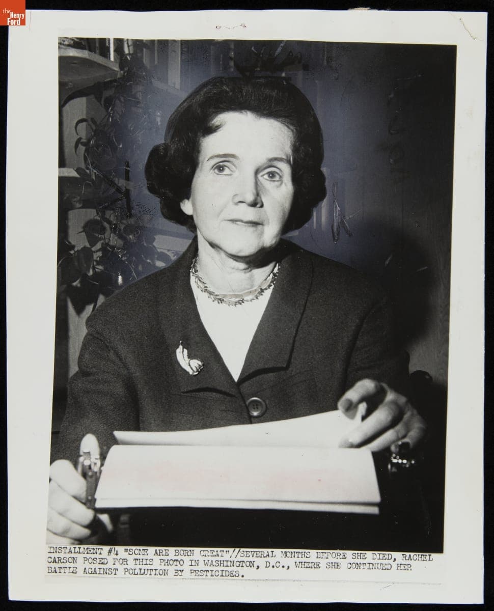 Rachel Carson in Washington, D.C., Fighting against Pesticide Pollution, April 1964