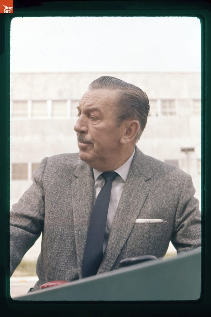 Walt Disney Operating Control Panel during Testing for the Magic Skyway Ride, 1962-1963