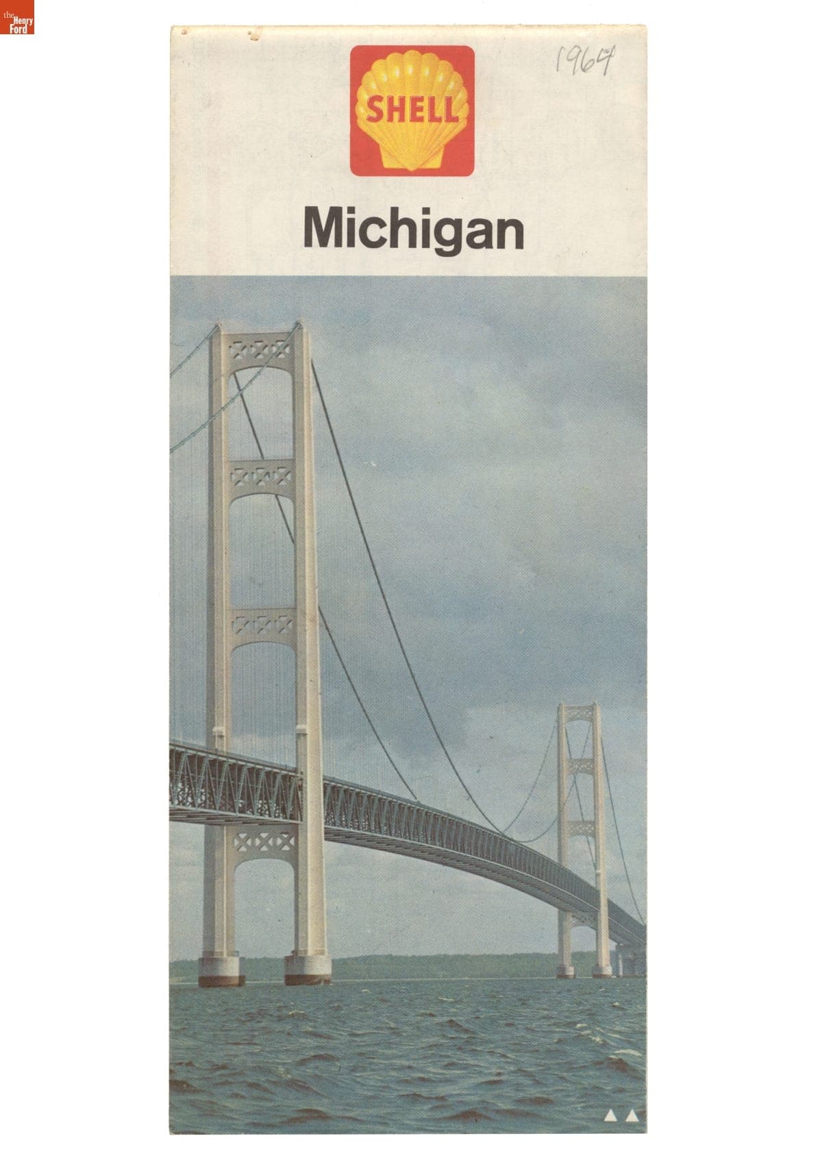 Road Map of Michigan, 1964
