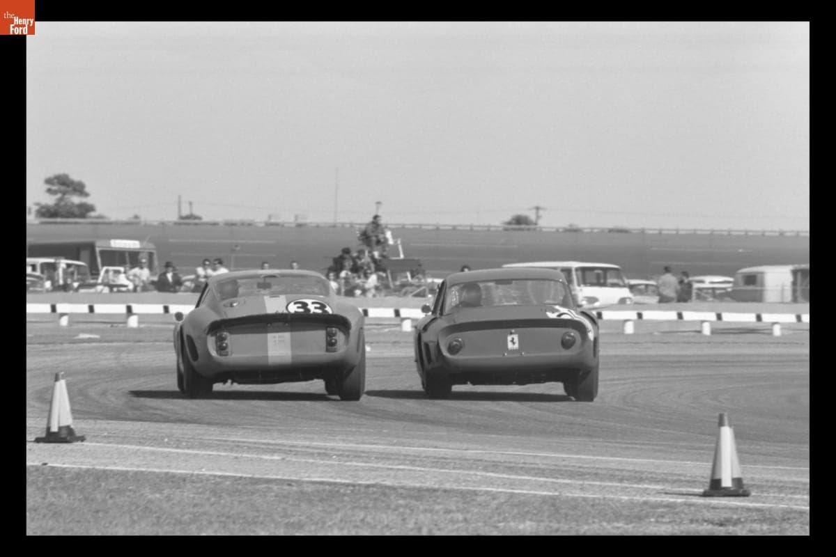 Ferrari 250 GTO Race Cars at Daytona International Speedway, February 1964