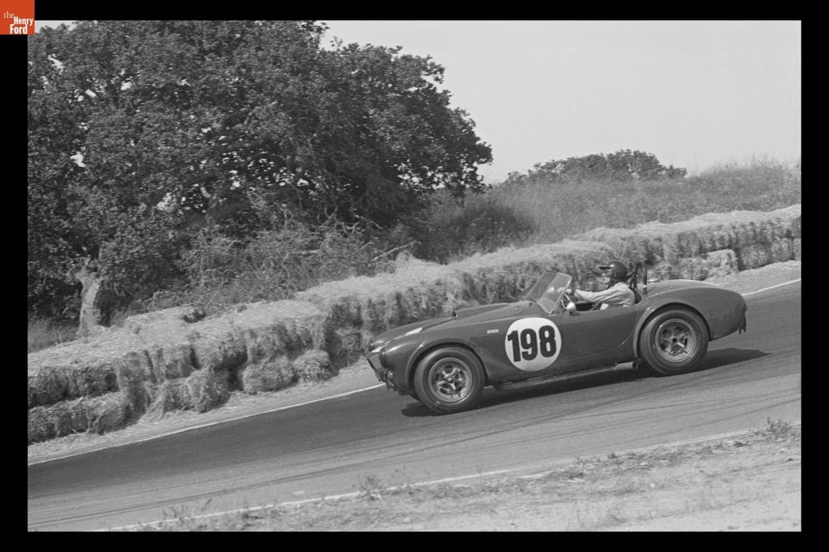 Shelby Cobra Driven by Ken Miles in the Laguna Seca Championship Road Races, June 1963
