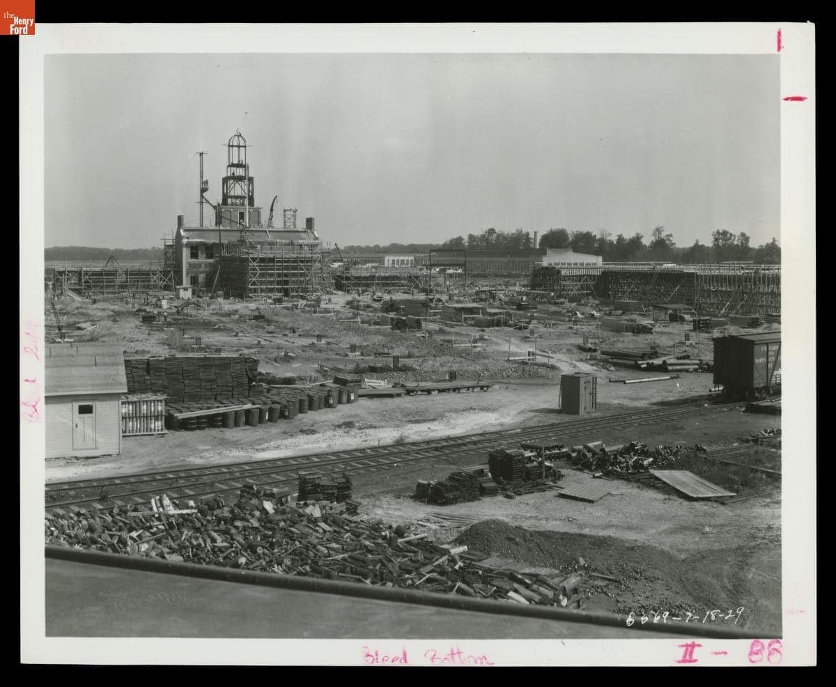 Henry Ford Museum under Construction, July 1929