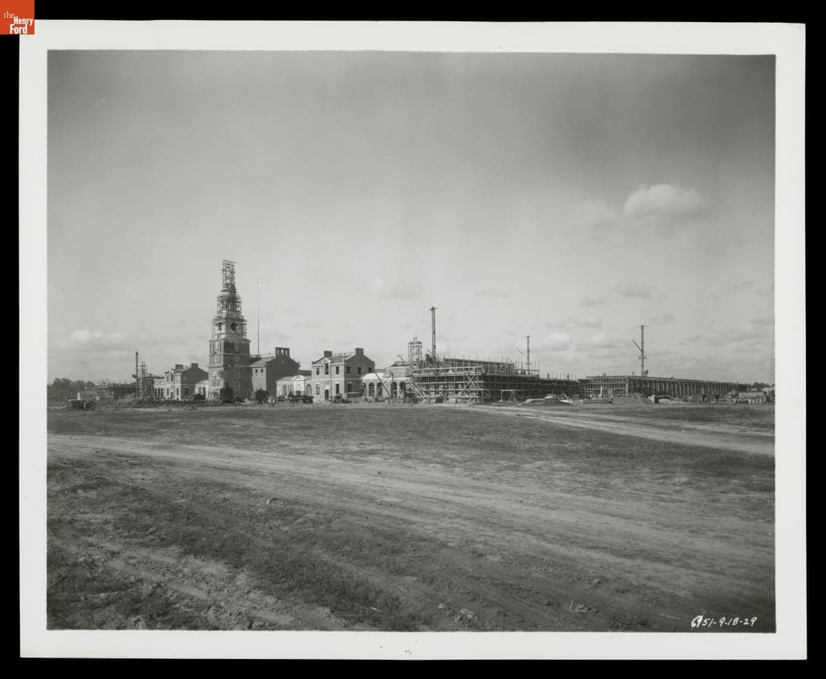 Henry Ford Museum under Construction, September 1929