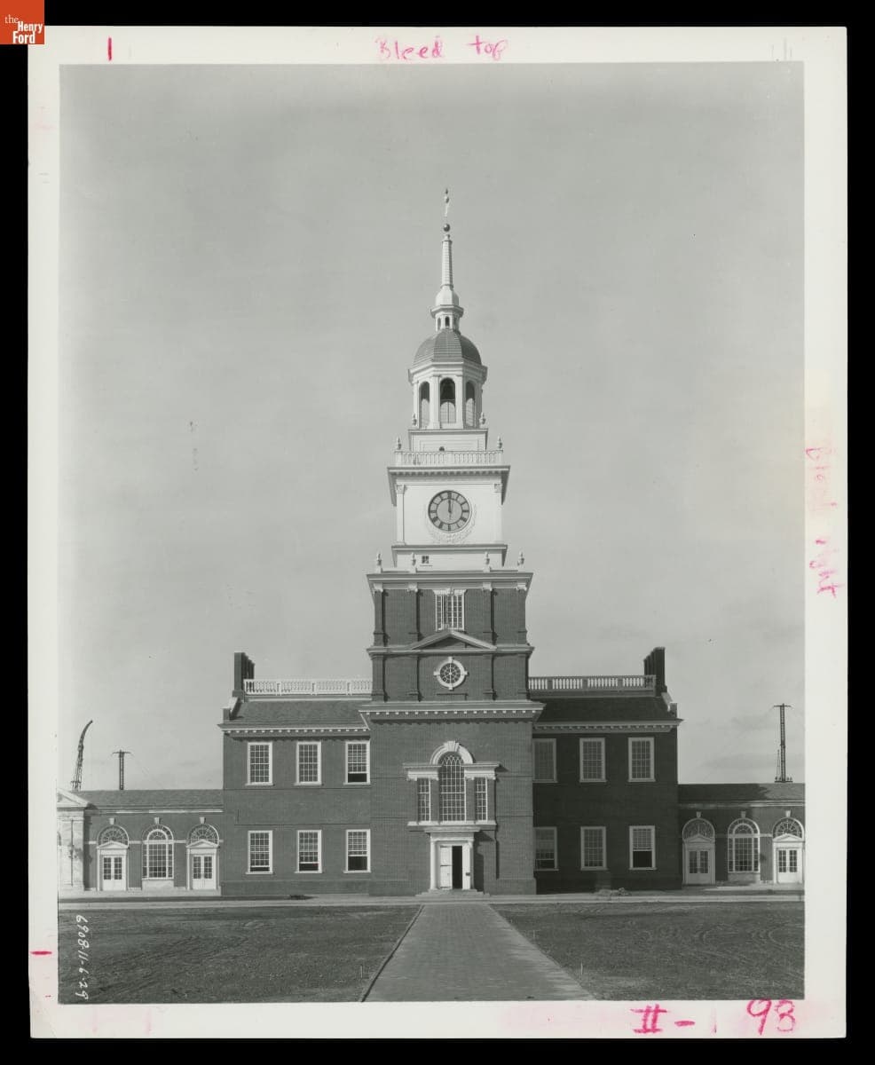 Main Entrance of Henry Ford Museum, November 1929