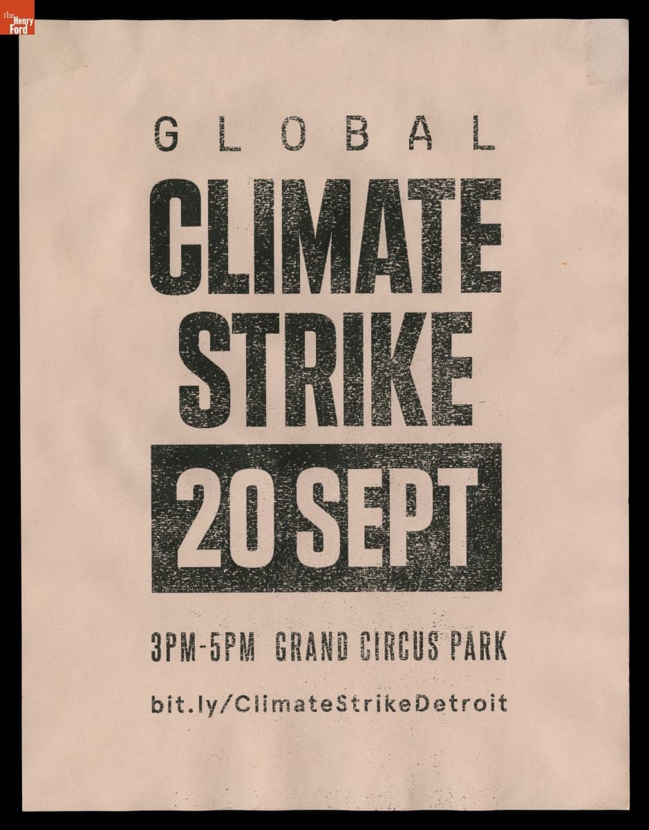 Poster, "Global Climate Strike," September 20, 2019