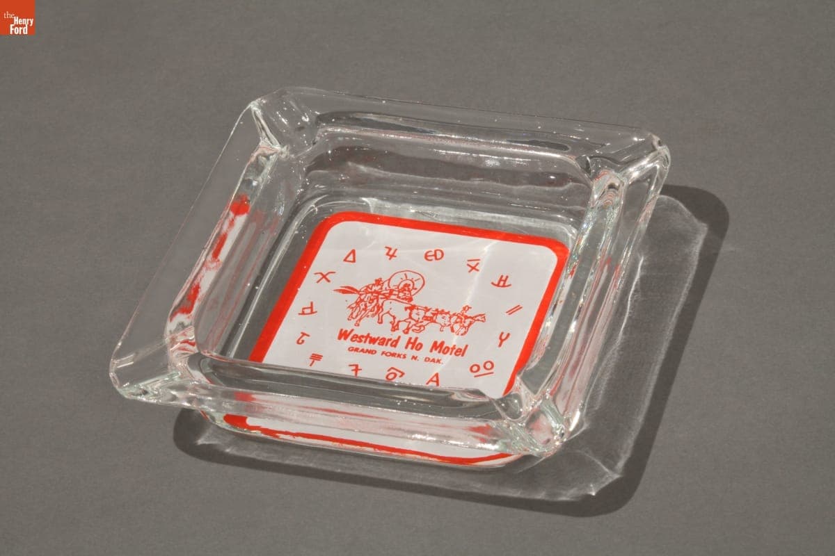 Westward Ho Motel Ashtray, 1955-1970