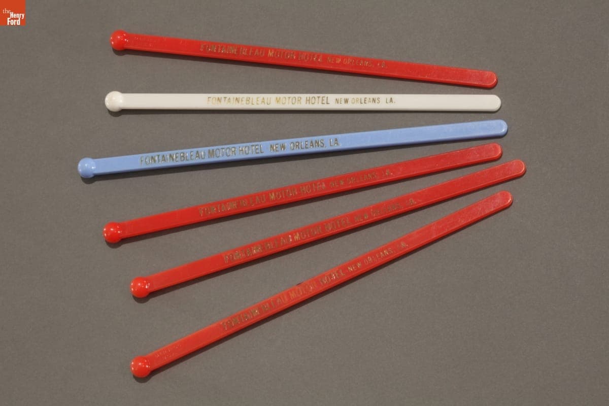 Fontainebleau Motor Hotel Swizzle Sticks, 1955-1975