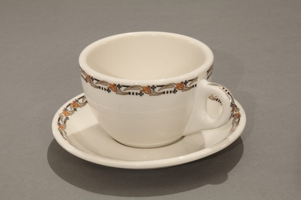 Coffee Cup & Saucer Set, 1957-1959