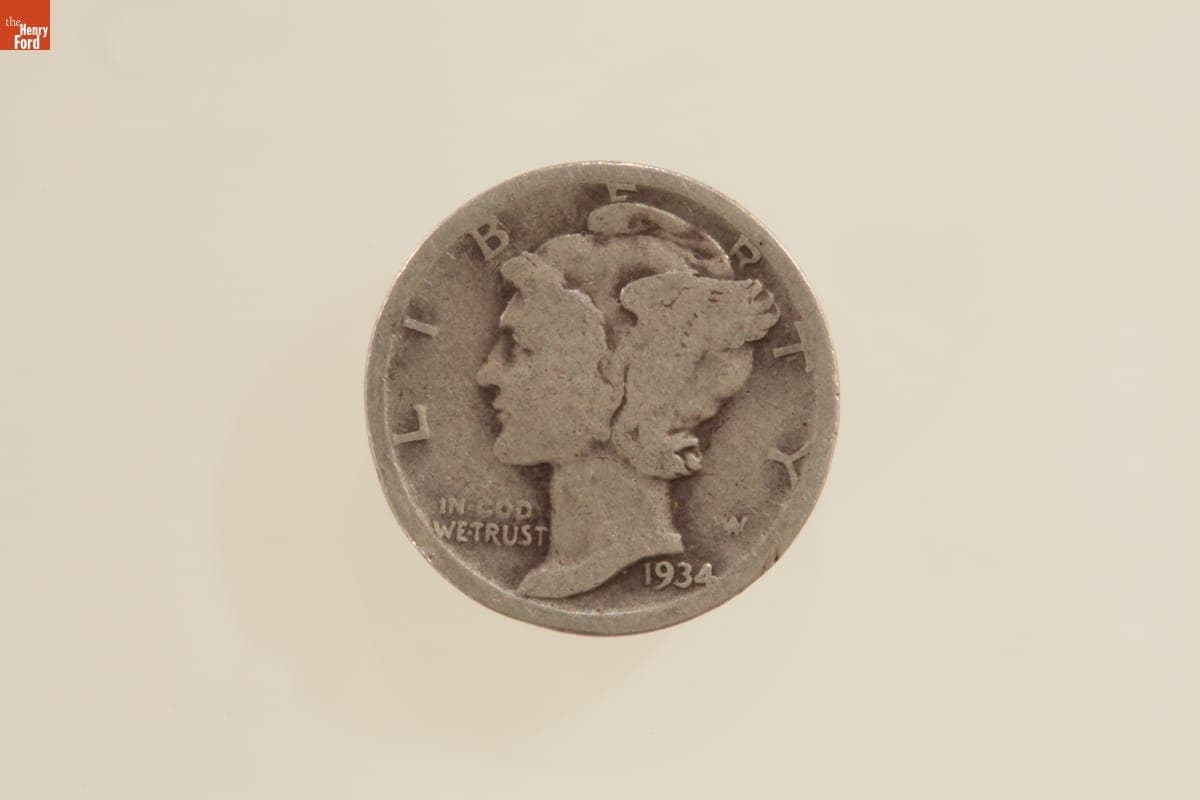 Winged Liberty Dime, 1934
