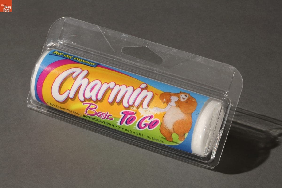 Portable Toilet Paper Dispenser, circa 2010