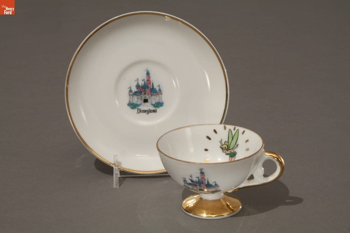 Disneyland Cup & Saucer Set, 1955-1960
