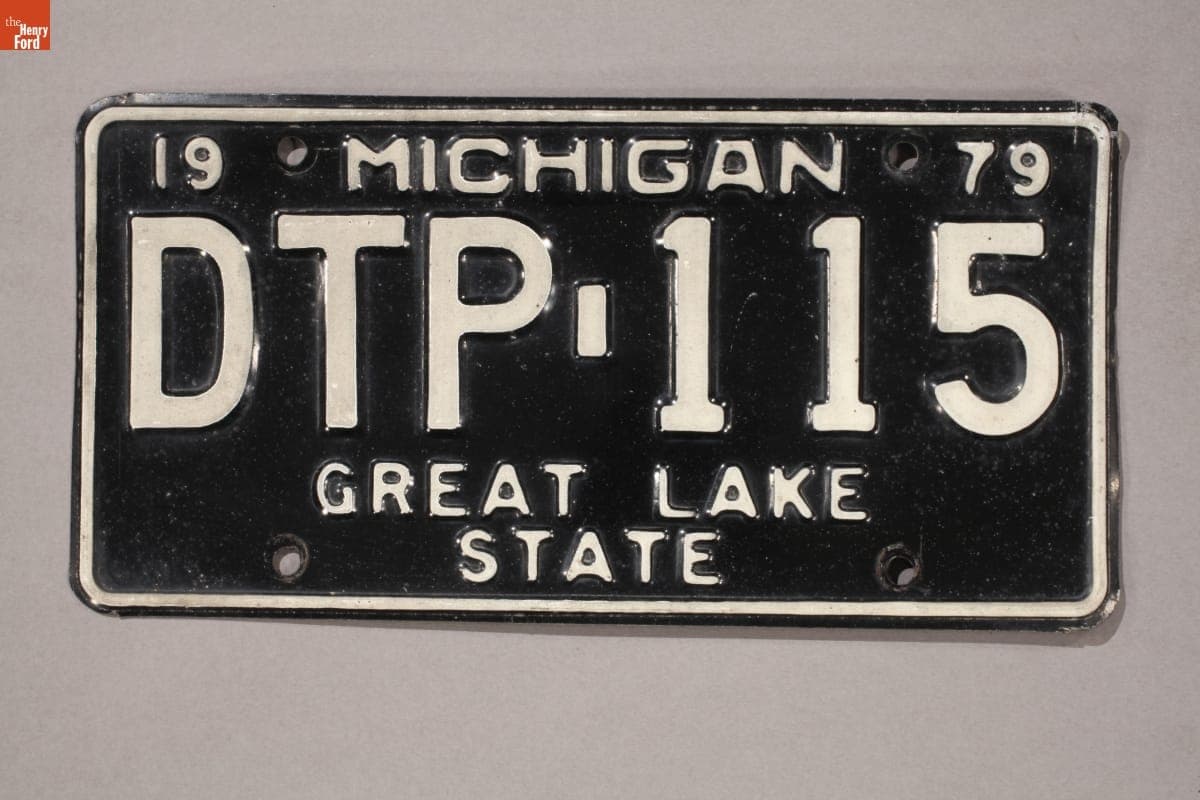 Michigan License Plates, 1979