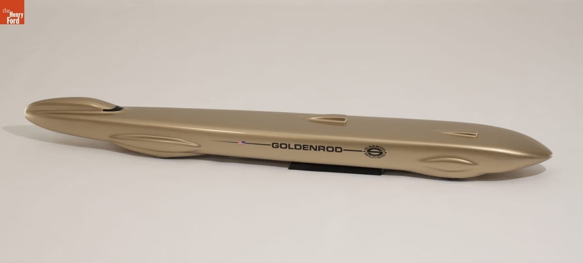 Scale Model of Goldenrod Land Speed Record Race Car, 1963-1964