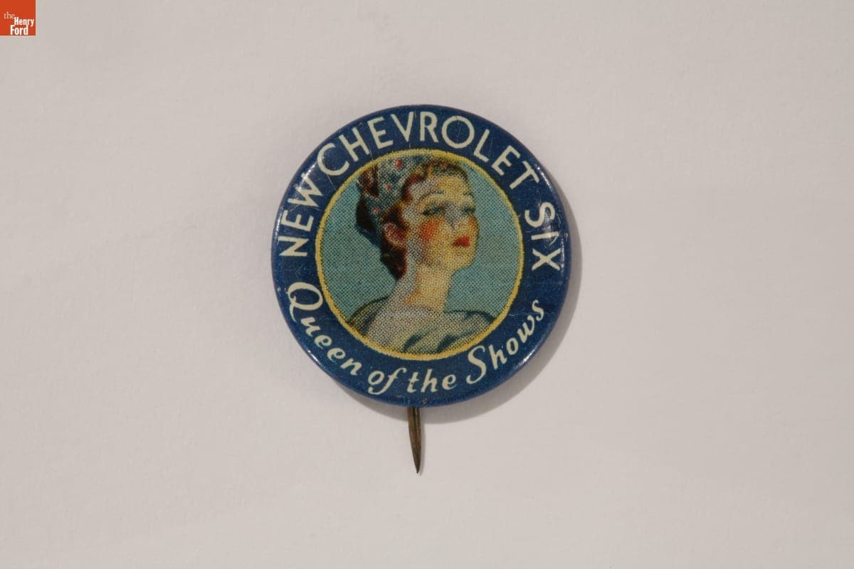 Chevrolet Six "Queen of the Shows" Pin, circa 1929
