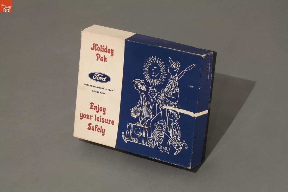 "Holiday Pak" Kit Given to Ford Motor Company Dearborn Assembly Plant Employees, 1968