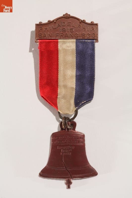 Panama-Pacific International Exposition Liberty Bell Badge, 1915