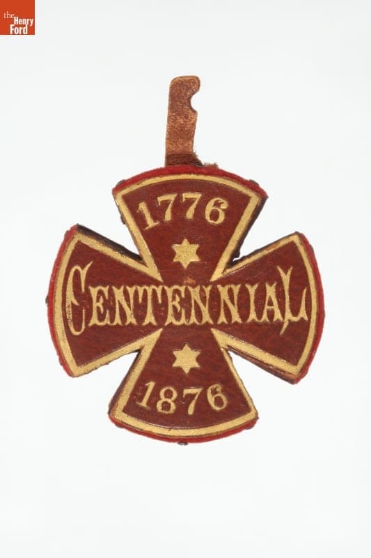 Centennial Exhibition Souvenir Pendant, 1876