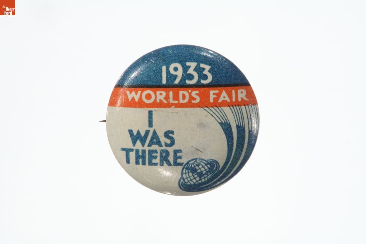 Century of Progress International Exposition Souvenir Button, 1933