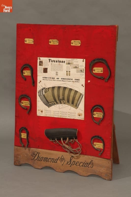 Firestone "The Diamond Specials" Display, circa 1927