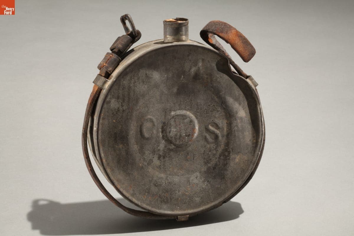 Confederate Soldier's Tin Canteen, circa 1861