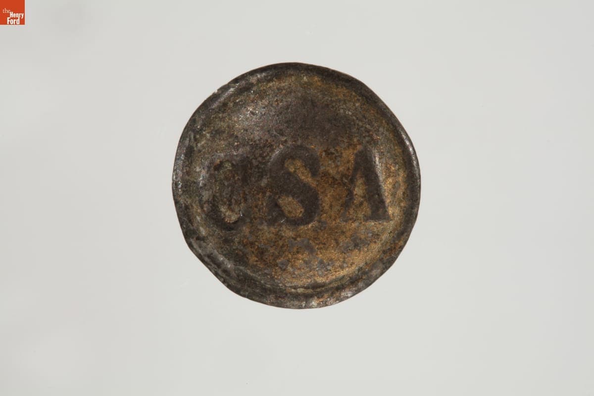 CSA General Service Uniform Button, 1861-1864