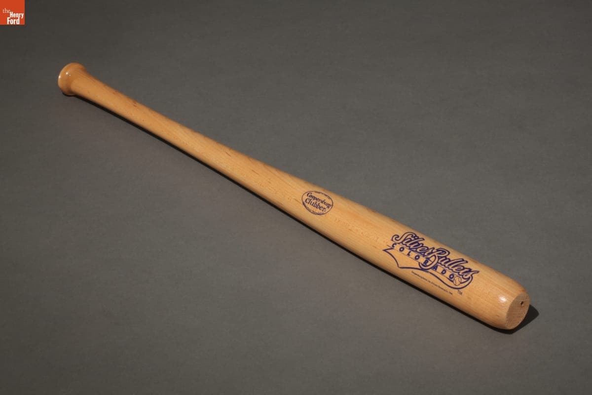 Colorado Silver Bullets Miniature Baseball Bat, 1994