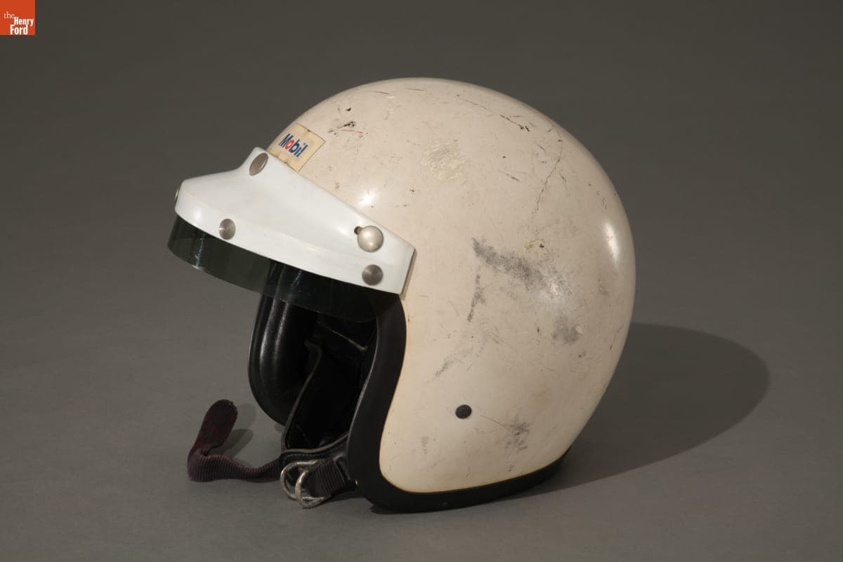 Racing Helmet Worn by Marie-Claude Beaumont, 1965-1975
