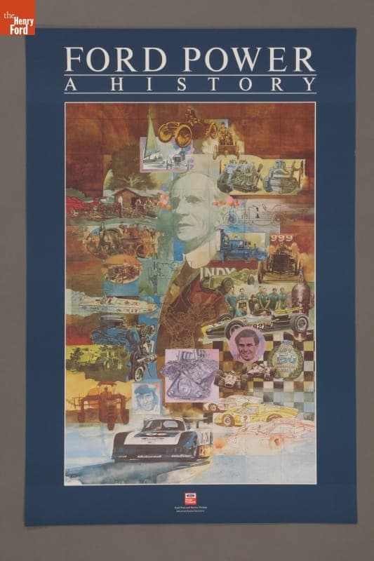 Poster, "Ford Power, A History," circa 1984