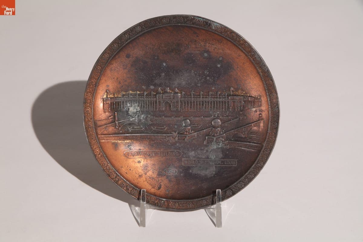 Louisiana Purchase Exposition Souvenir Ashtray, 1904