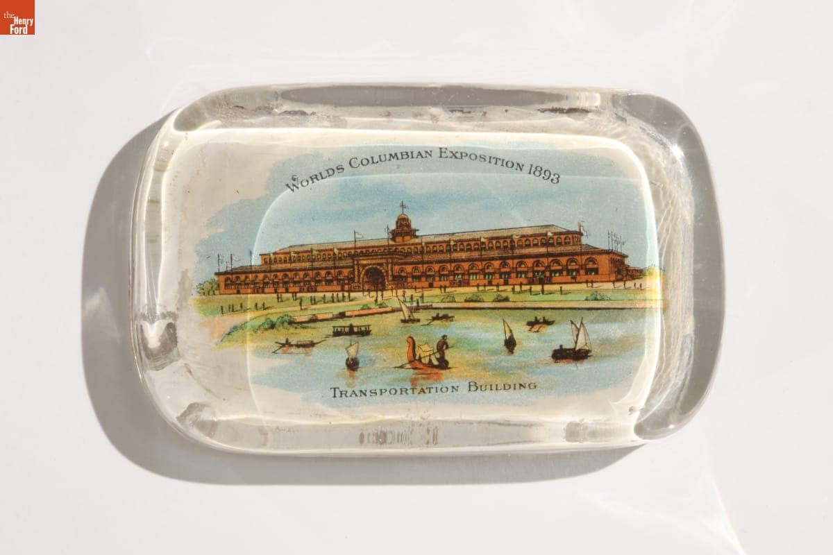 World's Columbian Exposition Souvenir Paperweight, 1893