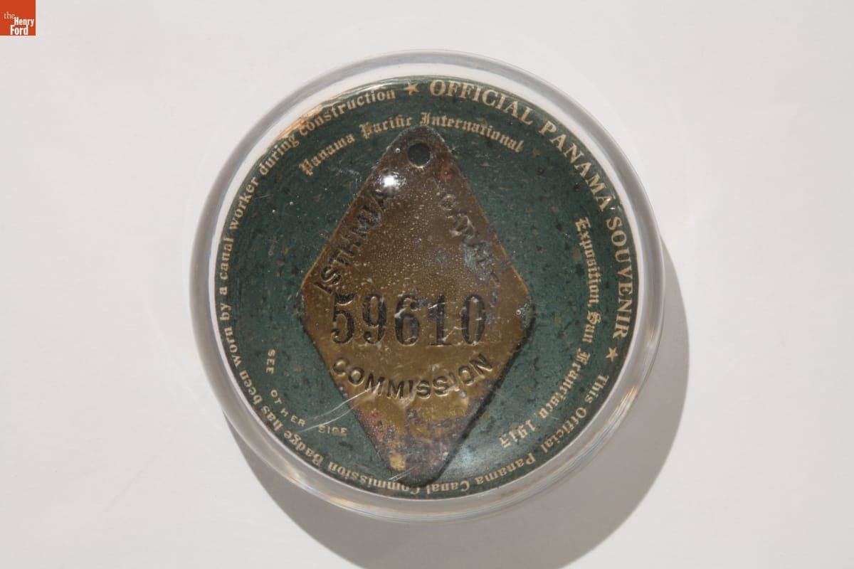 Panama-Pacific International Exposition Souvenir Paperweight, 1915