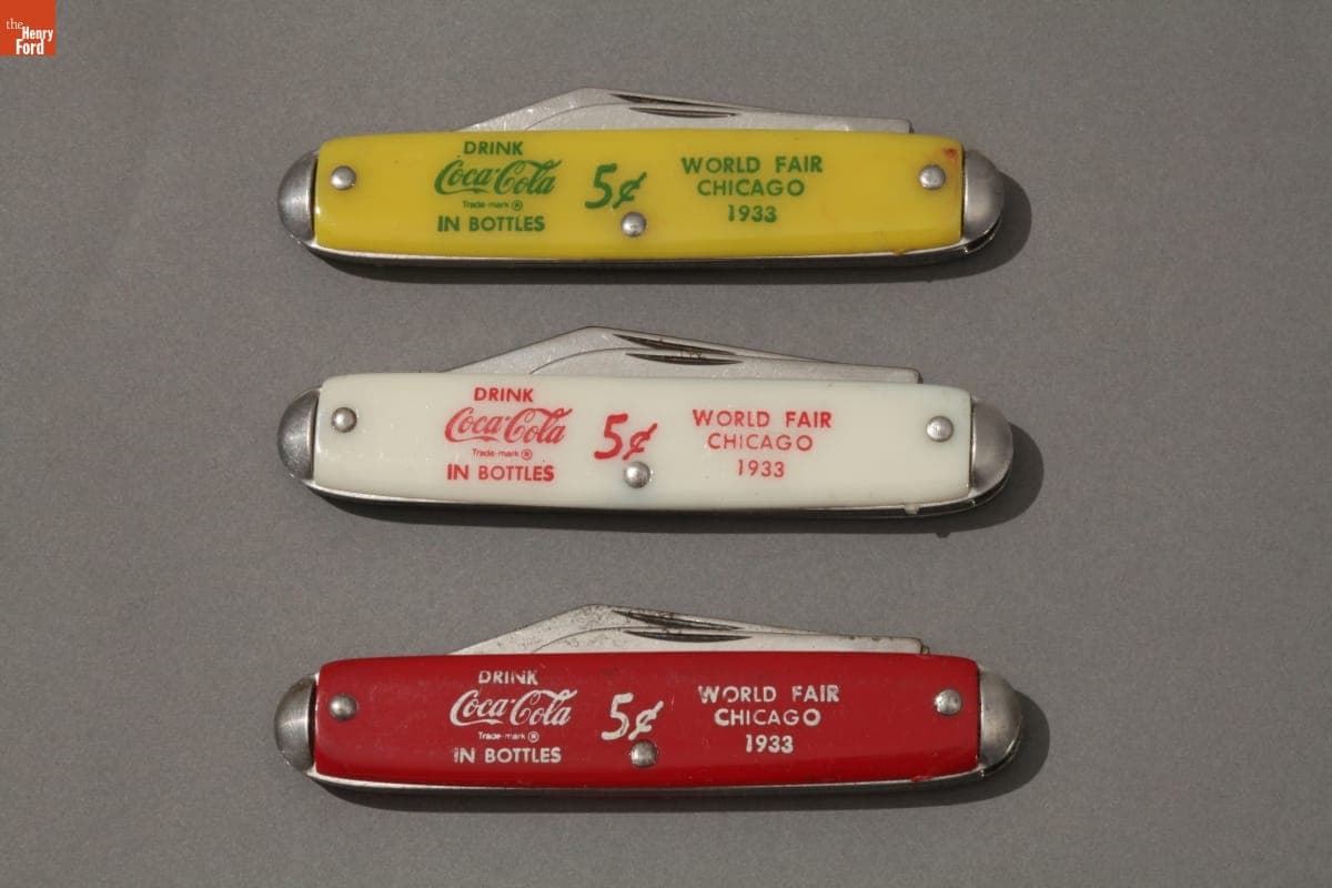 "Drink Coca Cola" Pocket Knives