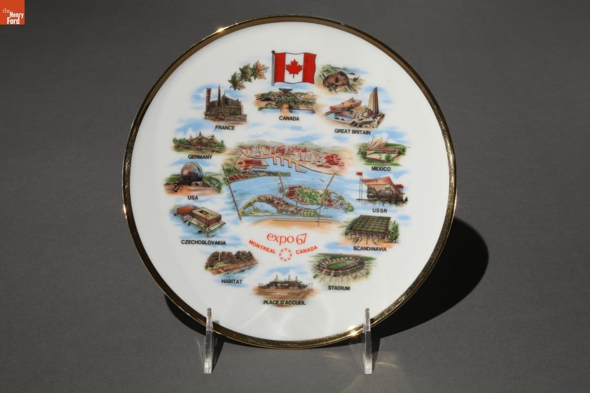 Expo 67 Souvenir Plate, 1967