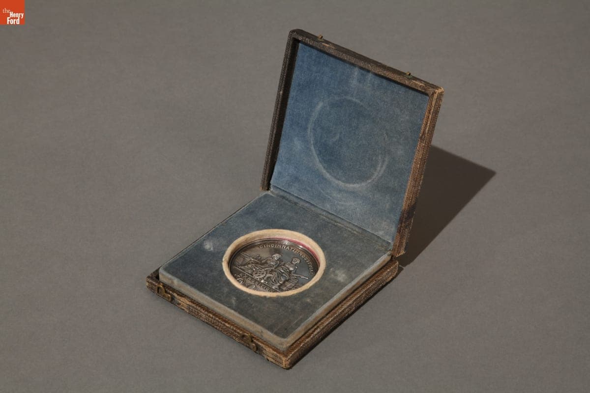 Cincinnati Industrial Exposition Medal Awarded to C. Potter Jr. & Co. for Their Cylinder Printing Press, 1873