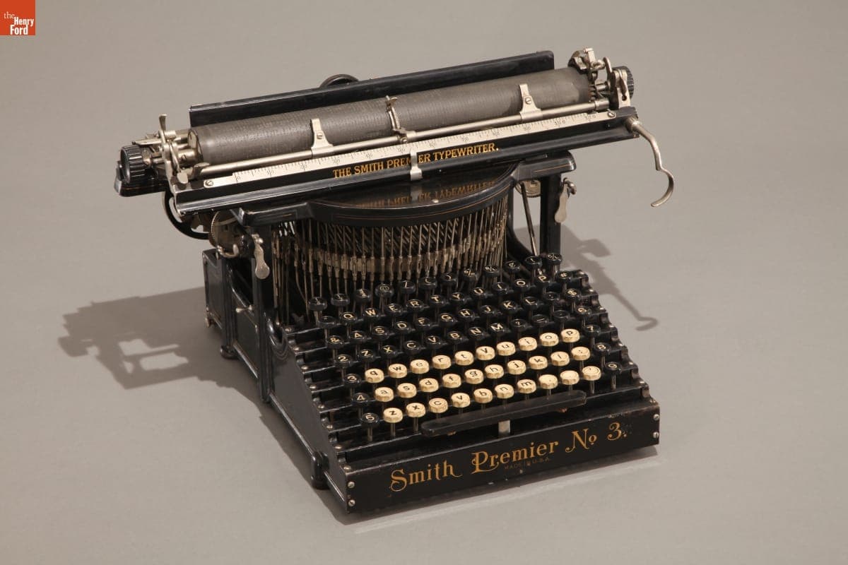 Smith Premier Typewriter, Model No. 3, 1899