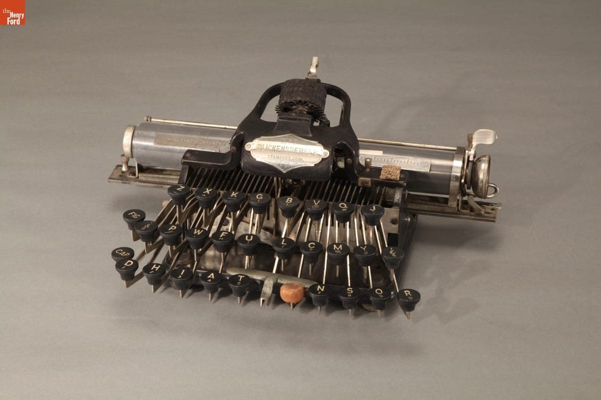 Blickensderfer Desk Typewriter, Model No. 5, 1893-1896