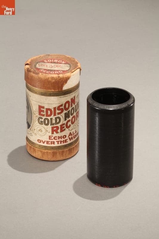 Edison Gold Moulded Cylinder Record, "The Umpire is a Most Unhappy Man," May 1906