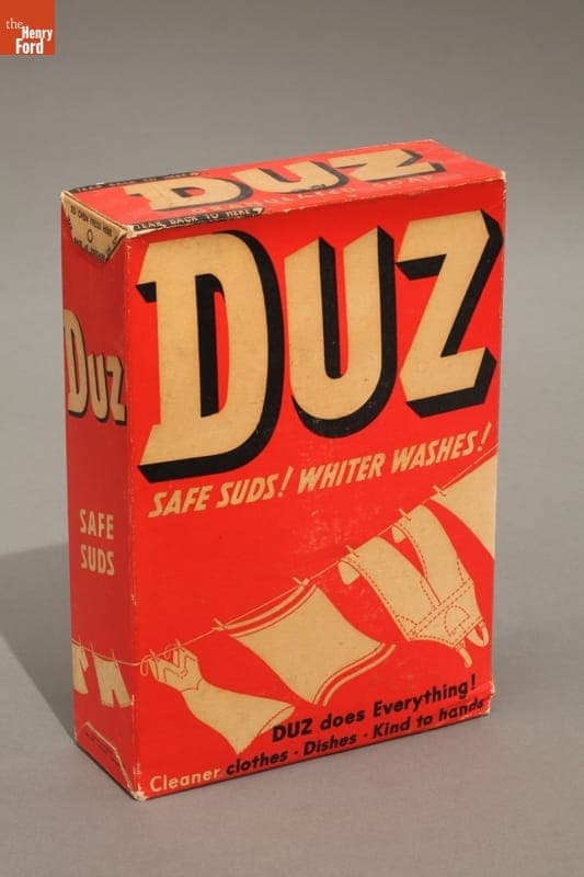 Duz Granulated Soap, 1947-1953