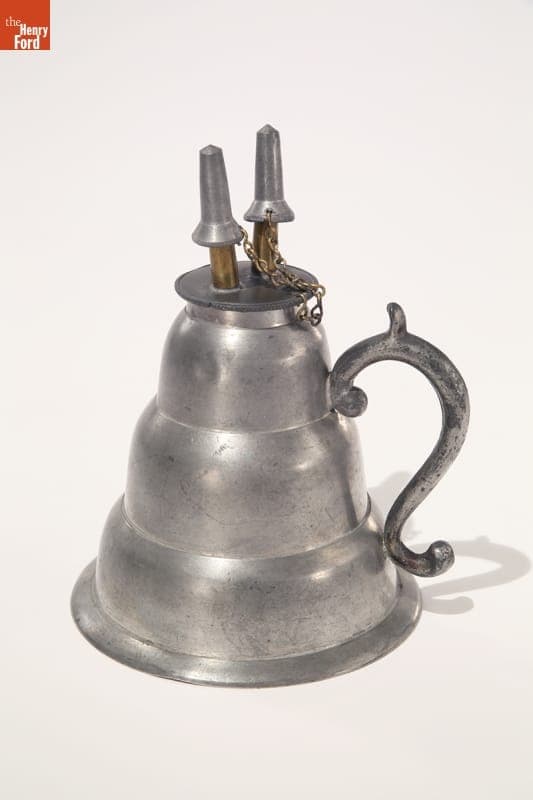 Burning Fluid Lamp, 1820-1850