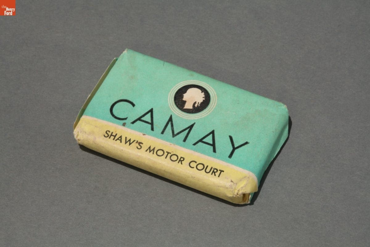 Complimentary Camay Bar Soap from Shaw's Motor Court, 1947-1959