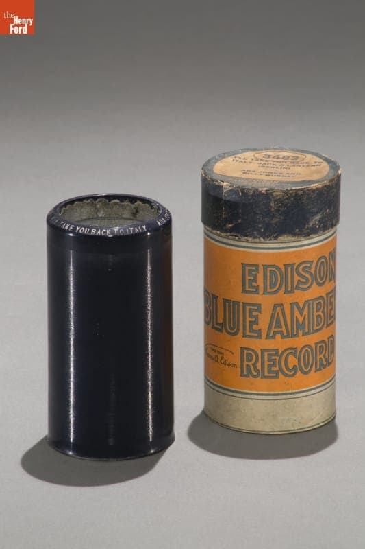 Blue Amberol Cylinder Record, "I'll Take you Back to Italy," 1918