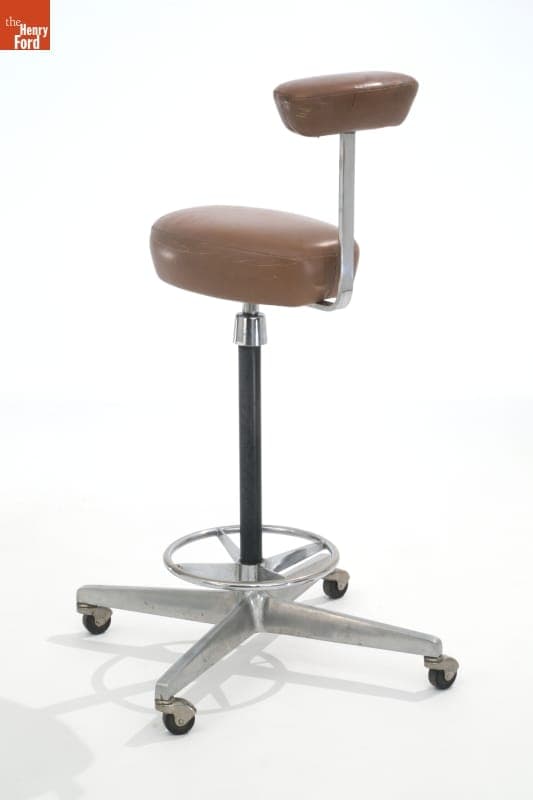 Action Office Perch Stool, Used by Bill Stumpf, 1964