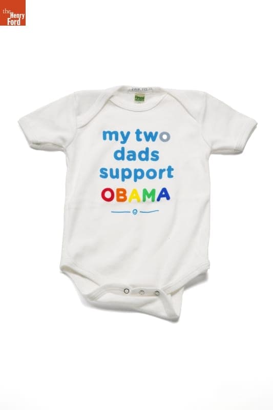 My Two Dads Support Obama Onesie, 2012
